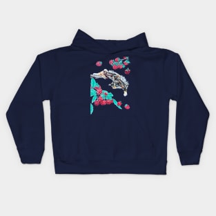 Calico and Raspberries Kids Hoodie